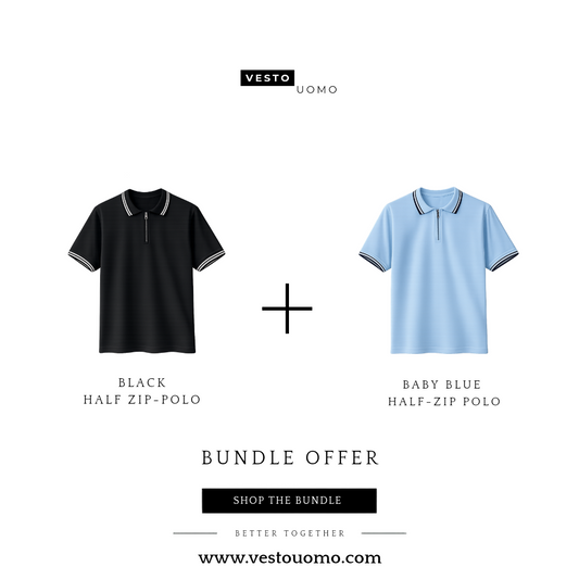 Half-Zip Polo Bundle