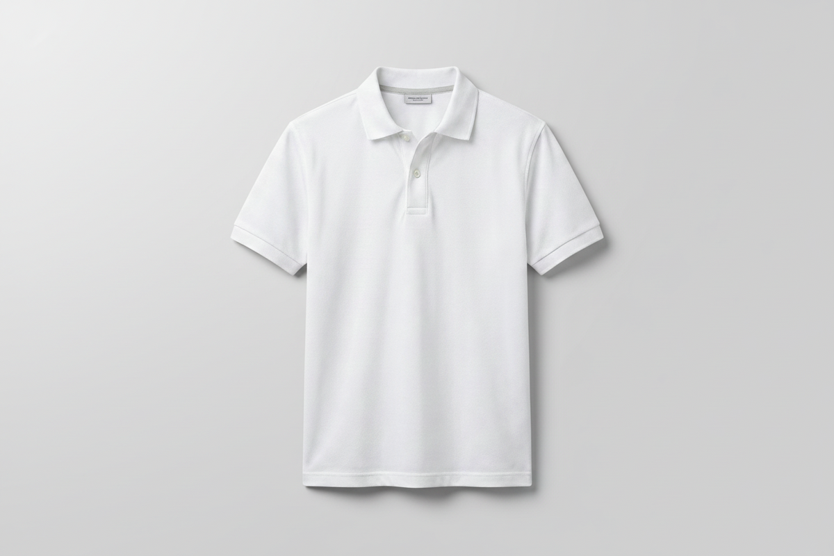 Slim Polo Shirt - White