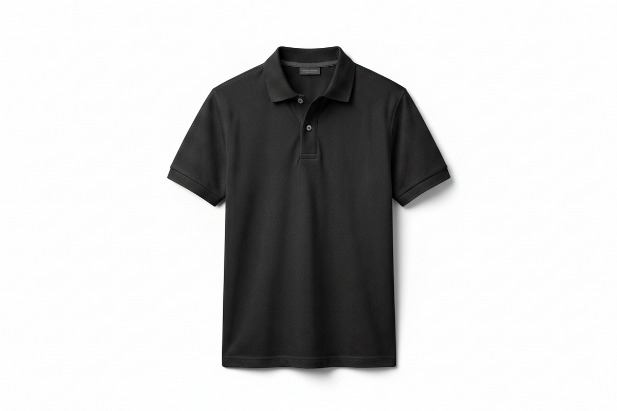 Slim Polo Shirt - Black