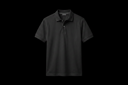 Slim Polo Shirt - Black