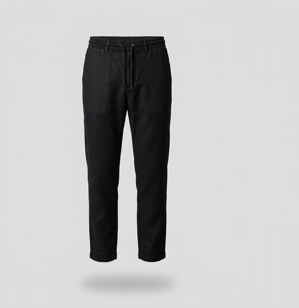 Black - Linen Pants