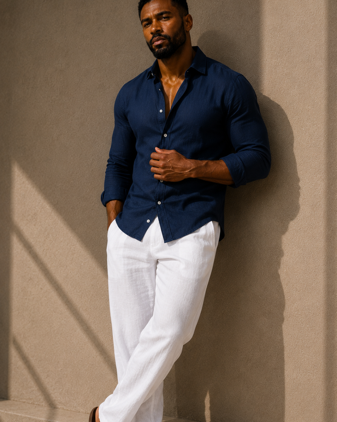 Navy Blue - Chemise