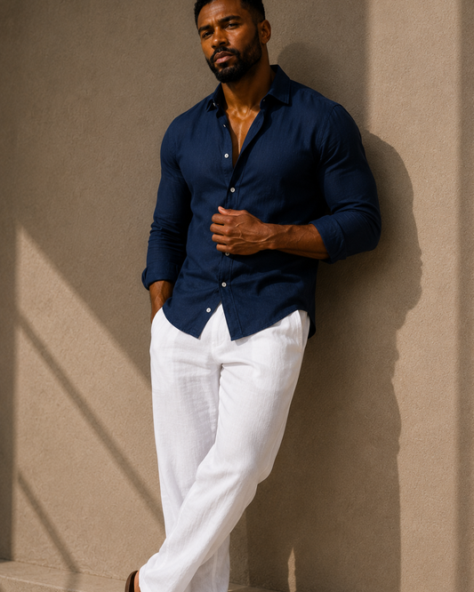 Navy Blue - Chemise