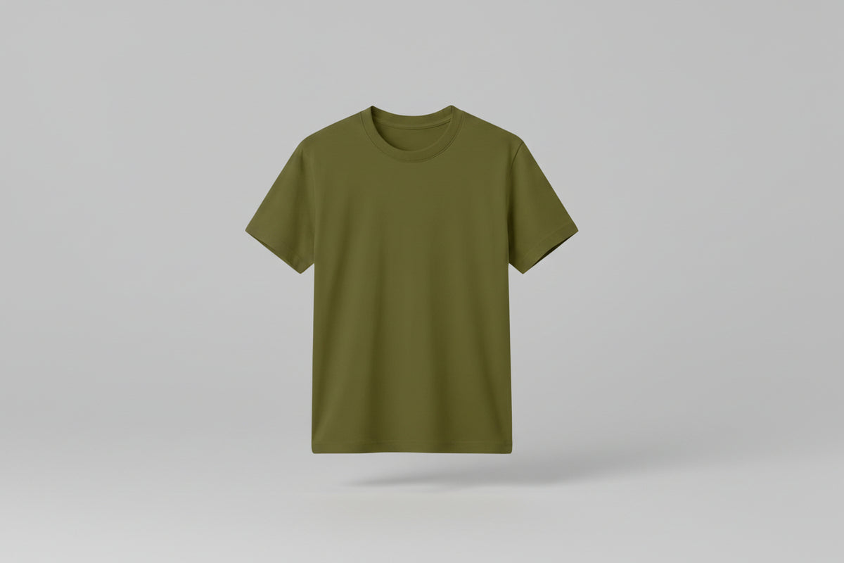 Basic T-shirt - Olive Green