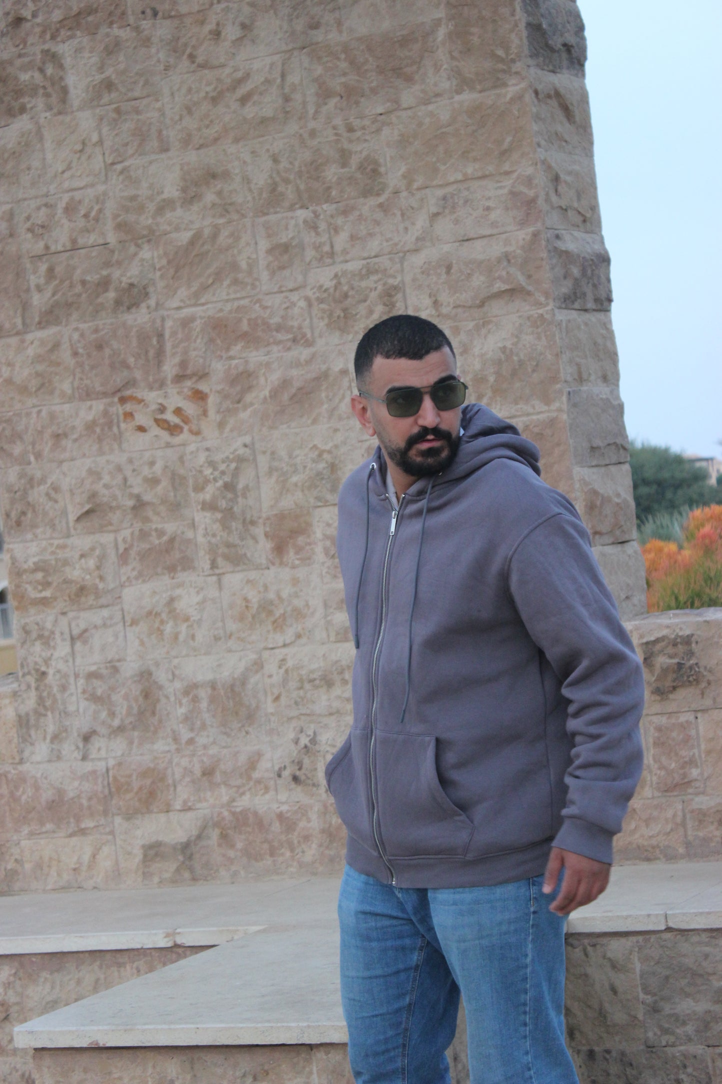 Zip Jacket - Grey