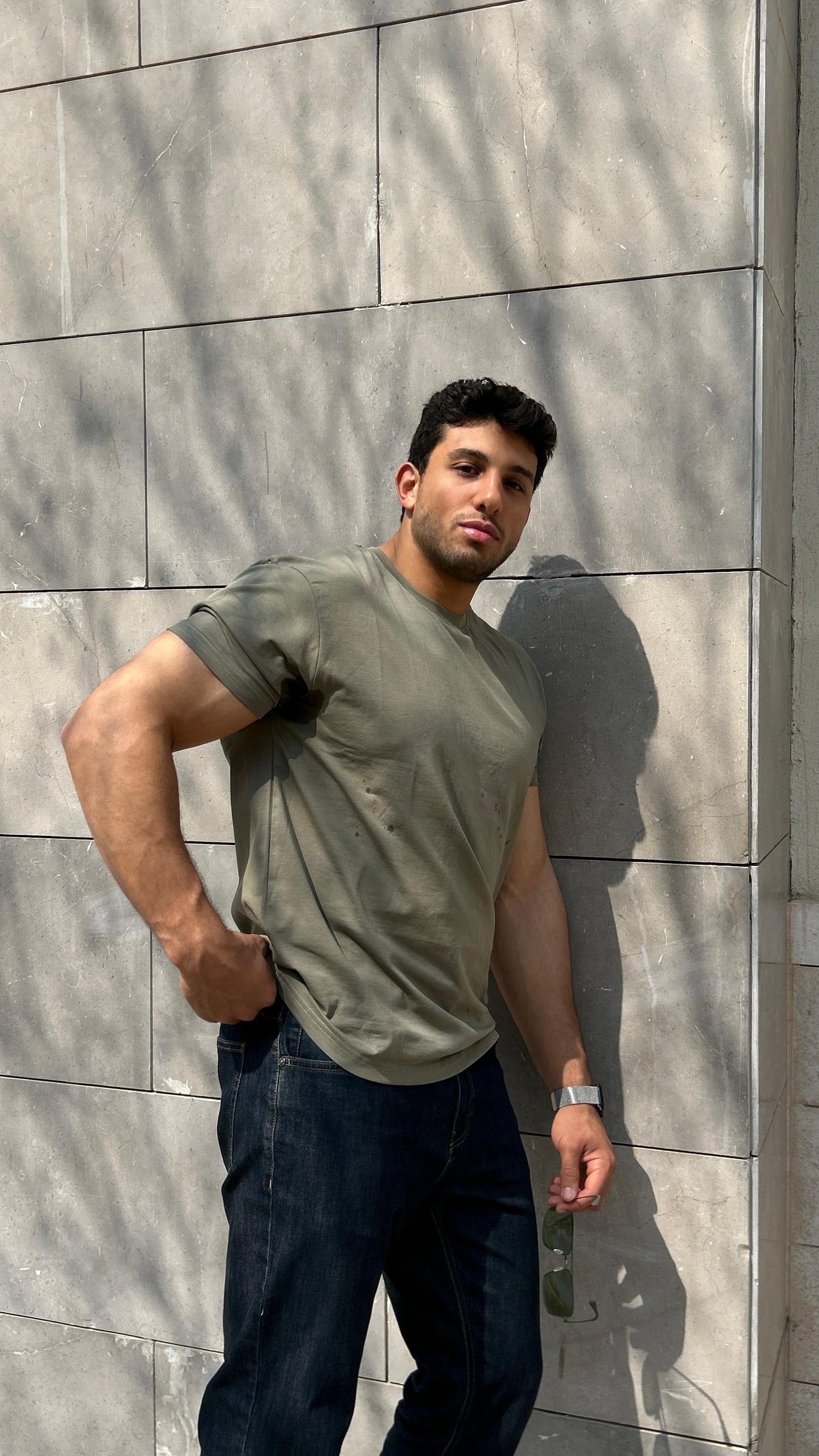 Basic T-shirt - Olive Green